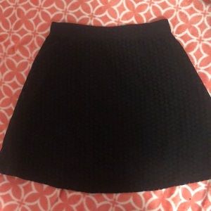 Lace black skirt